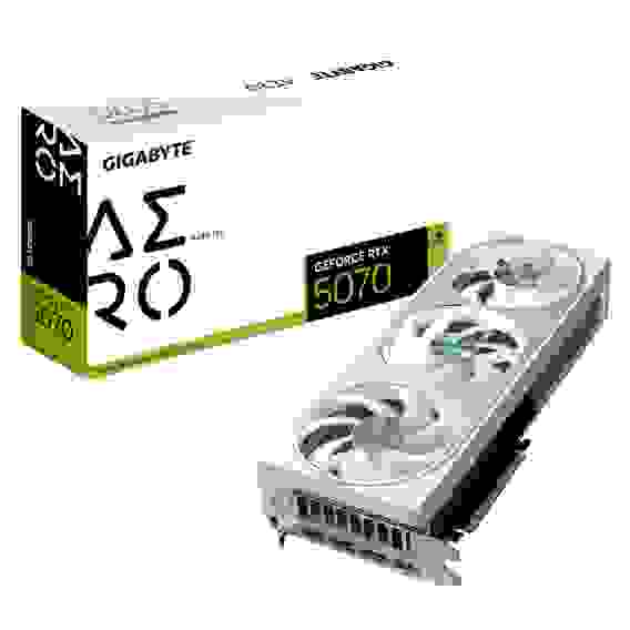 Видеокарта Gigabyte RTX5070 AERO 12GB GDDR7 192bit 3xDP HDMI 3FAN RTL