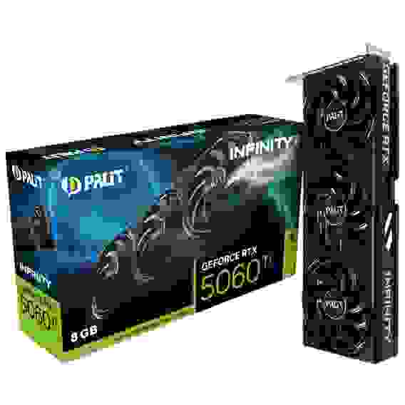 Видеокарта Palit RTX5060Ti INFINITY 3 8GB GDDR7 128bit 3xDP HDMI 3FAN RTL