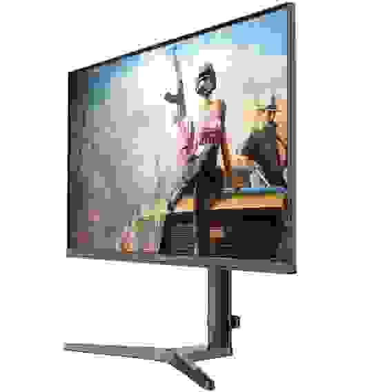 Монитор 27" AIWA MD2715 IPS, 2560x1440, 240Hz, 1ms, 350сd/m, 1000:1, HDR | 2xHDMI(2.0), 2xDP(1.2) | HAS, Pivot, Swivel, ExPSU, Speakers, Vesa 75, Black