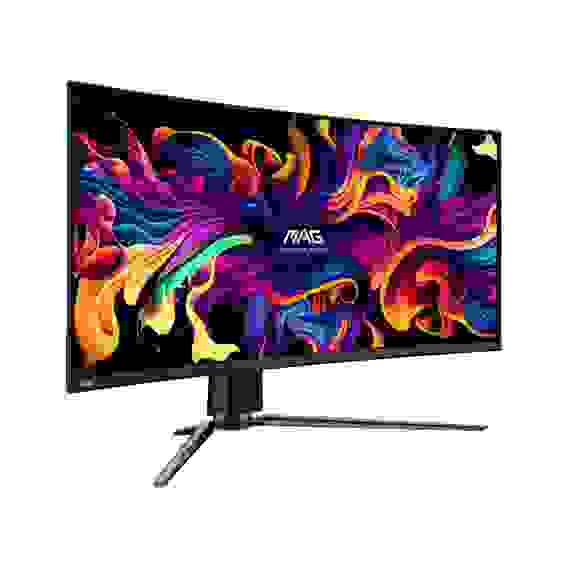 Монитор 34.18" MSI MAG 341CQP QD-OLED Curved QD-OLED, 3440x1440, 175Hz, 0,03ms, 250сd/m, 1500000:1, HDR10 | 2xHDMI(2.1), DP(1.4a), Type-C(PD-15W), 2xUSB2.0 | HAS, Swivel, InPSU, Vesa 100, Black