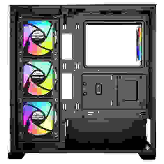 Корпус для ПК Case Ocypus Gamma C72 BK ARGB ATX / win / black / 4 ARGB fans / no PSU / Tempered Glass