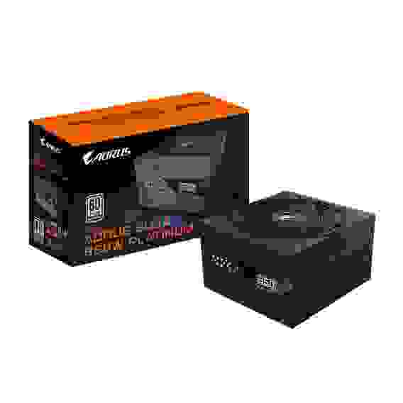 Блок питания ПК Gigabyte AE850PM PG5 850W, 80Plus, Platinum, Полностью модульный, PCIe Gen 5.1, ATX 3.0 compatible.