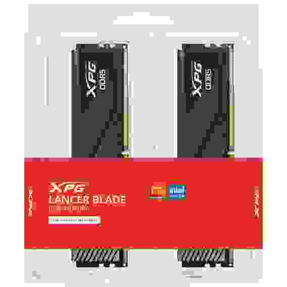 Модуль памяти ADATA 16GB DDR5 5600 DIMM XPG Lancer Blade Black RGB CL 46, Intel XMP 3.0 / AMD EXPO