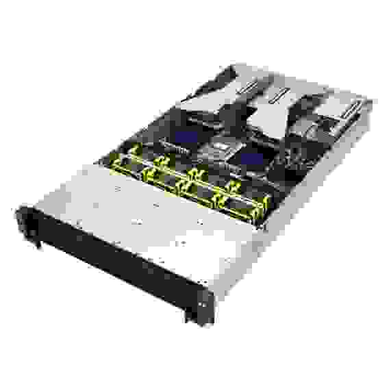 Сервер Crusader Squire 2145R (Rack 2U, Epyc 9534 (64C/128T, 2.5 GHz, 256 MB), 12x32GB DDR5 DIMM ECC reg., 6x960GB SSD SATA, 2x480GB SSD SATA, 9560-16i + CVM, 2x1Gb/s RJ-45, L4 24 Gb, 2x2000W, No OS)