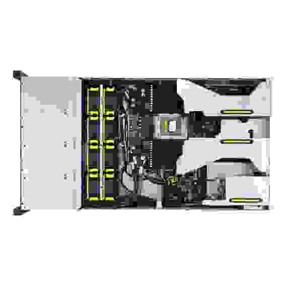 Сервер Crusader Squire 2145R (Rack 2U, Epyc 9534 (64C/128T, 2.5 GHz, 256 MB), 12x32GB DDR5 DIMM ECC reg., 6x960GB SSD SATA, 2x480GB SSD SATA, 9560-16i + CVM, 2x1Gb/s RJ-45, L4 24 Gb, 2x2000W, No OS)