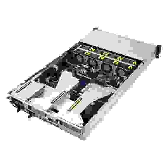 Сервер Crusader Squire 2145R (Rack 2U, Epyc 9534 (64C/128T, 2.5 GHz, 256 MB), 12x32GB DDR5 DIMM ECC reg., 6x960GB SSD SATA, 2x480GB SSD SATA, 9560-16i + CVM, 2x1Gb/s RJ-45, L4 24 Gb, 2x2000W, No OS)