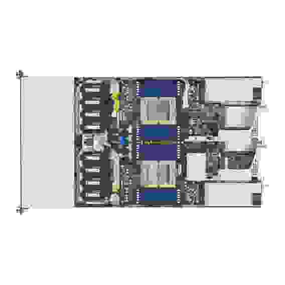 Сервер Crusader Squire 1255R (Rack 1U, 2xEpyc 9335 (32C/64T, 3.0 GHz, 128 MB), 12x32GB DDR5 DIMM ECC reg., 4x1.92TB SSD SATA, 2x480GB SSD SATA, 9560-16i + CVM, 2x1Gb/s RJ-45, 2x2000W, No OS)