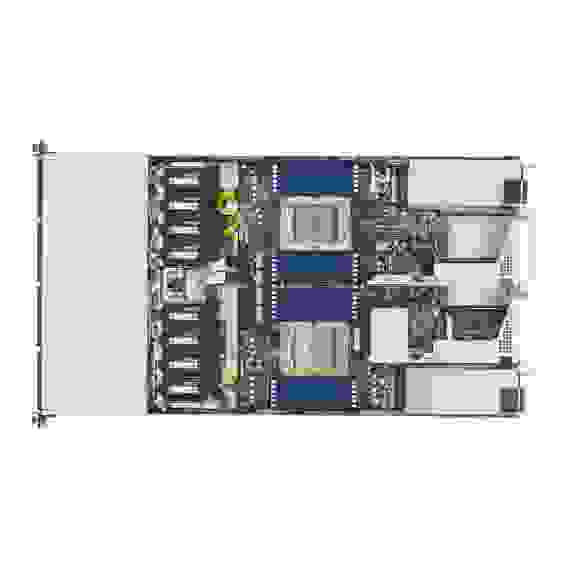 Сервер Crusader Squire 1255R (Rack 1U, 2xEpyc 9535 (64C/128T, 2.5 GHz, 256 MB), 2x64GB DDR5 DIMM ECC reg., 2x480GB SSD SATA, 9560-16i + CVM, 2x1Gb/s RJ-45, 2x2000W, No OS)