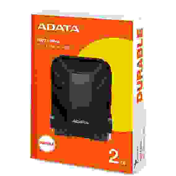 Жесткий диск внешний ADATA Bad Pack 2.5" 2TB ADATA HD710 Pro USB 3.1, IP68, Shock Sensor, Black, Retail (460424) bp