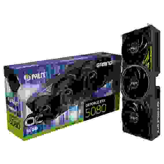 Видеокарта Palit RTX5080 GAMINGPRO OC 16GB GDDR7 256bit 3xDP HDMI 3FAN RTL