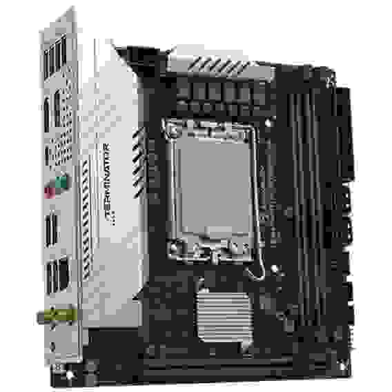 Материнская плата Maxsun MS-Terminator B760ITX D4 WIFI V3 LGA1700, B760, 2xDDR4, 1*PCIEx16, 2*M.2, 2xTypeC, 5*USB3.2Gen1, 5*USB2.0, 4*SATA3.0, 2.5G, VGA, HDMI, Mini-ITX, RTL