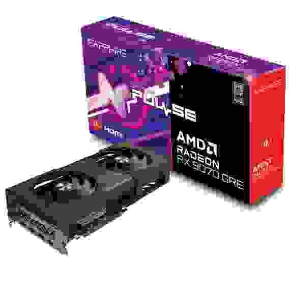 Видеокарта Sapphire RX 9070 GRE GAMING OC 12GB GDDR6 192bit 2xDP 2xHDMI 2FAN RTL
