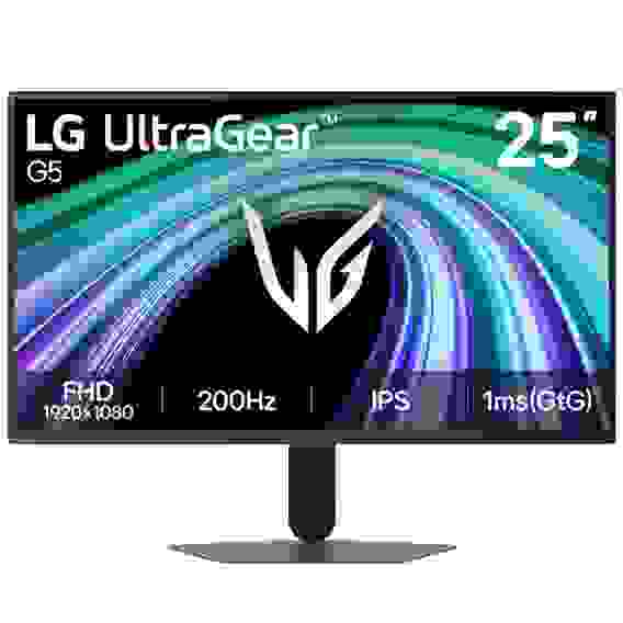 Монитор 24.4" LG 25G523B-B IPS, 1920x1080, 200Hz, 1ms, 300сd/m, 1000:1, HDR10 | 2xHDMI(2.0), DP(1.4) | ExPSU, Vesa 100, Black